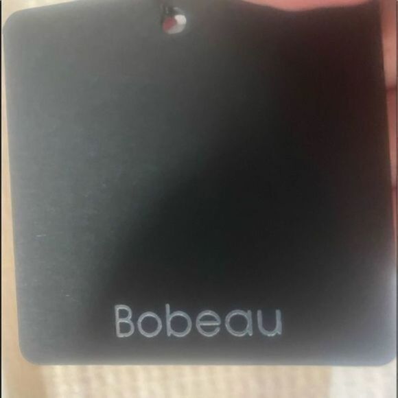 Bobeau Nordstrom Color Block Ribbed Waffle Knit Two Tone Cardigan S Ivory NWT - Picture 5 of 9